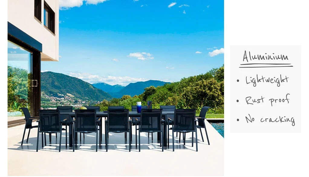 Metal versus Wooden Patio Outdoor Furniture